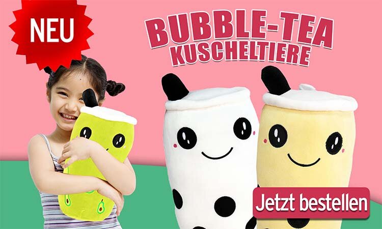 Bubble Tea Kuscheltiere