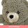 Teddy klein graubraun - ca. 25 cm