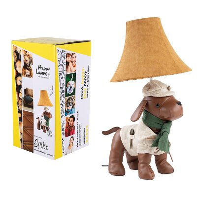 Lampe mit Hund "Spike der Jagdhund" - ca. 48 cm
