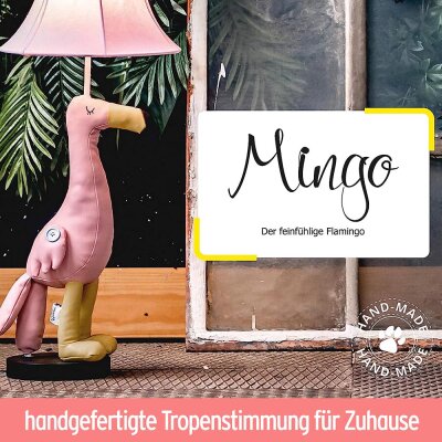Flamingo Lampe groß "Mingo" - ca. 77 cm
