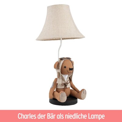 Lampe Teddy "Charles der Bär" - ca. 60 cm