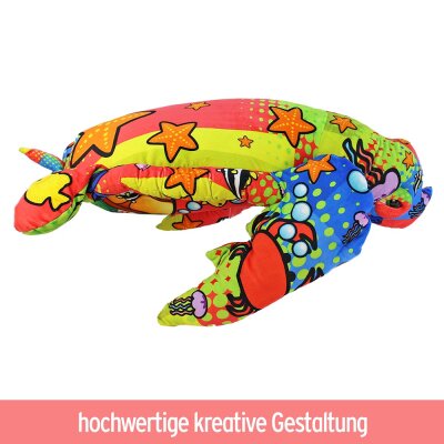 Riesen Plüschtier Schildkröte "Message from the planet" - ca. 83 cm