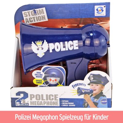 Polizei Megaphon Spielzeug für Kinder - elektrisch