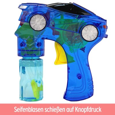 Seifenblasenpistole mit Licht im Auto für Kinder
