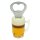 Flaschen&ouml;ffner im Bierglas-Design, 7 cm, mit Magnet, Ideal zum Vatertag