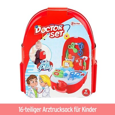 Doktorkoffer für Kinder - 16-teilig - ca. 25 cm