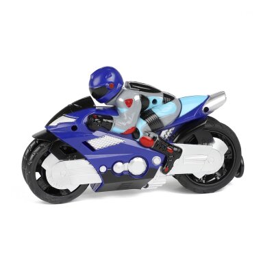 Spielzeug Motorrad mit Fahrer und Shooter