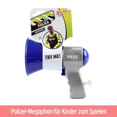 Polizei Megaphon für Kinder zum Spielen