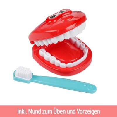 Zahnarzt Spielzeug für Kinder Koffer Set - 10-teilig
