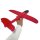 Rotes Gleiter Spielflugzeug für Kinder mit Abschusspistole