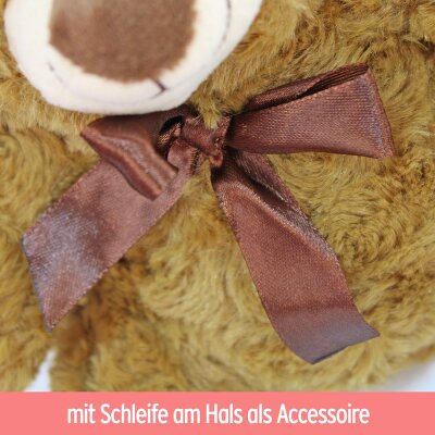 Teddybärchen mit Schleife "Motti" - ca. 18 cm