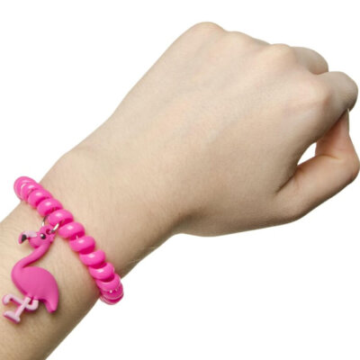 Kinder Armband mit Flamingo Anhänger