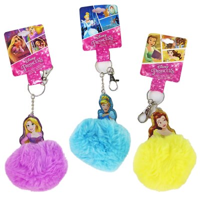 Disney Schlüsselanhänger Plüsch Prinzessinnen
