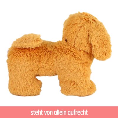 Plüsch Welpe Hund orange - ca. 23 cm