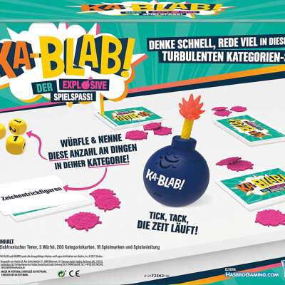 Hasbro Ka-Blab! Gesellschaftsspiel ab 10 Jahren