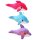 Delfin Plüschtier klein - 3 verschiedene Farben - ca. 21 cm