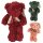 Teddybär mit Schleife - handgefertigt - ca. 22 cm