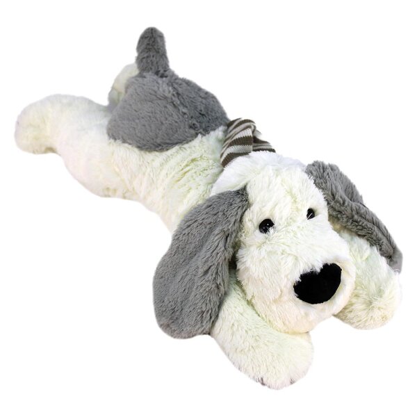 Kuscheltier Hund liegend braun & weiß ca. 55 cm, 20,90 €