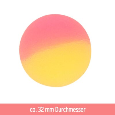 Gefrosteter Flummi 32 mm Durchmesser - verschiedene Farben