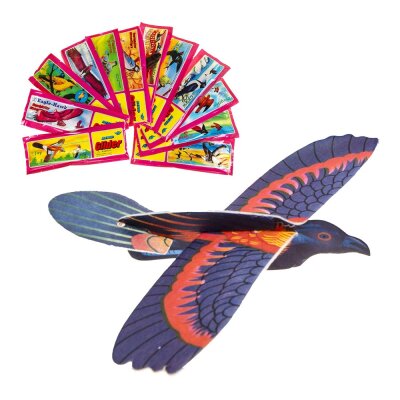 Spielzeug Flieger Styropor Vogel Motive - ca. 24 cm