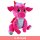 Kuscheltier Drache pink XXL - ca. 80 cm