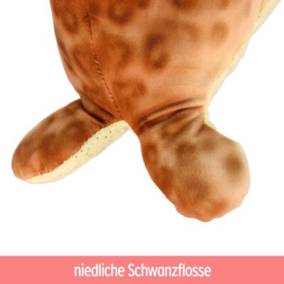 Seehund Kuscheltier braun "Manfred" - ca. 25 cm