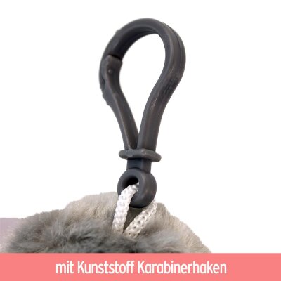 Mini Faultier Kuscheltier Anhänger "I love you slow much" - ca. 19 cm