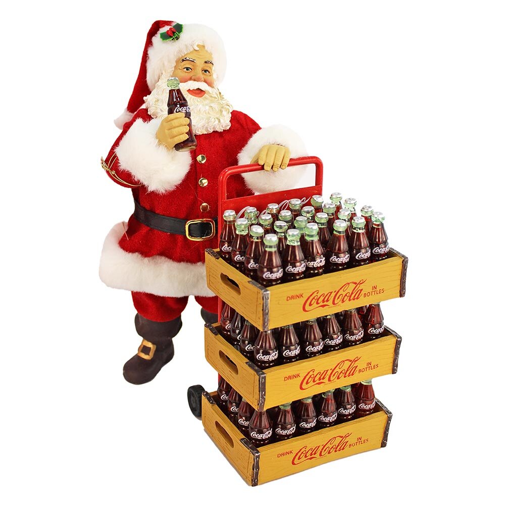 Weihnachtsmann und Coca Cola Lieferung