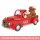 Coca-Cola Santa Claus Deko Figur im Pick-Up Truck