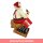 Santa Claus Coca Cola Deko Figur auf Vintage Kisten