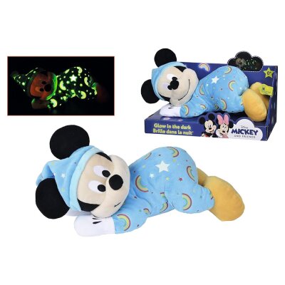 Mickey Maus Baby Kuscheltier mit Strampler 30 cm - Glow...