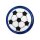 Yoyo mit Fußball Motiv leuchtend - ca. 5,5 cm