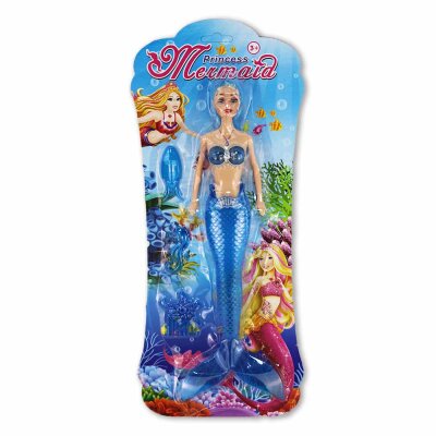 Meerjungfrau Spielfigur mit Licht - ca. 33 cm