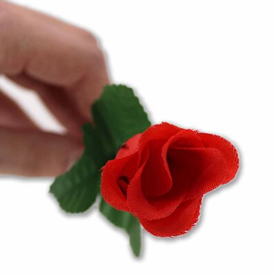 Mini Rosen künstlich bunt für Schießbude - ca. 20 cm
