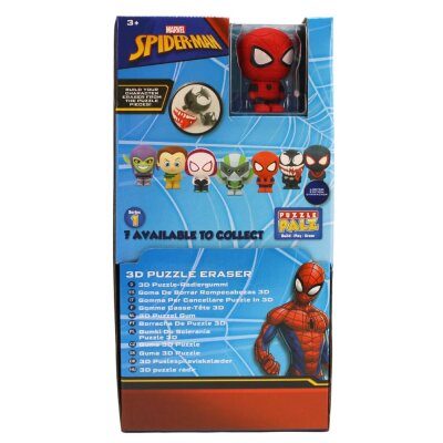 Spiderman Figur klein Radiergummi mit Geruch im Display
