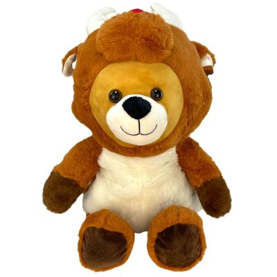 Teddybär Weihnachten mit Füllgranulat - ca. 60 cm