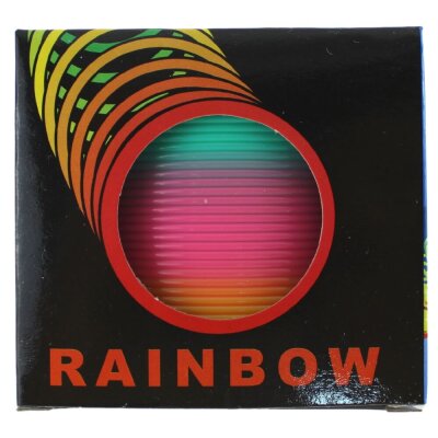Regenbogenspirale klein in Box - ca. 7,5 cm