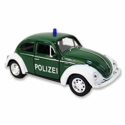 VW Käfer Polizei Modellauto - ca. 12 cm