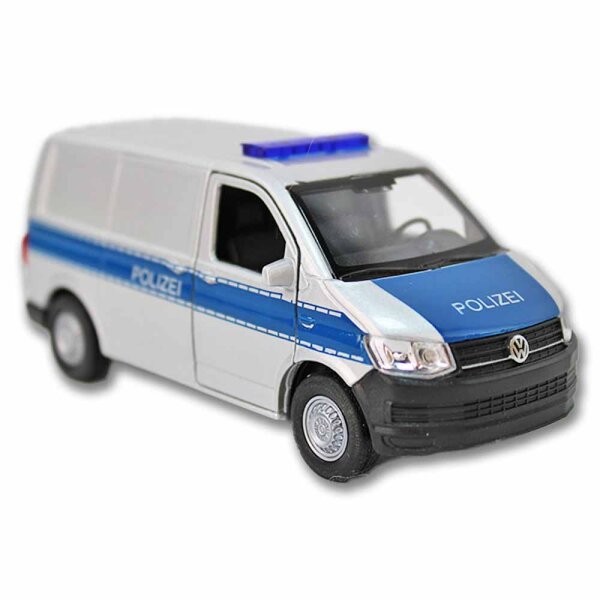VW Transporter Polizei T6 Modellauto WELLY