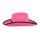 Cowboyhut pink für Kinder mit Stern "Deputy"