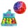 Bouncing Ball bunt mit Regenbogen Farben - ca. 7 cm