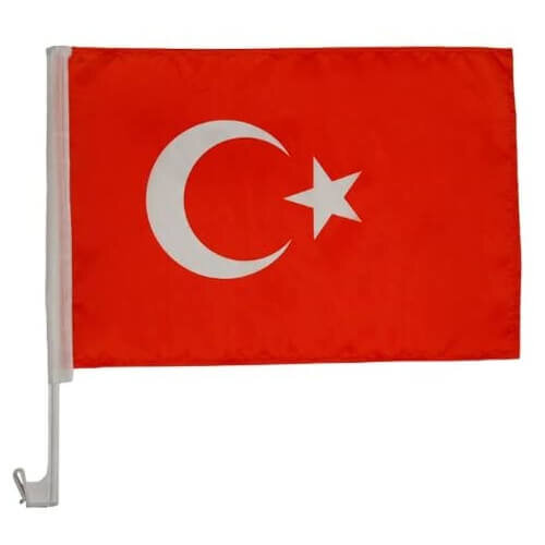 Türkei Flagge Auto