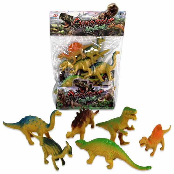 Dino Figuren Set groß - ca. 20,5 x 29 cm