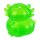 Axolotl grün mit Kawaii Gesicht aus Gummi "Squeezy"