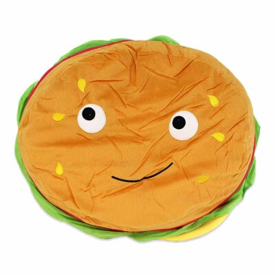 Hamburger Kuscheltier mit Gesicht - ca. 48 cm