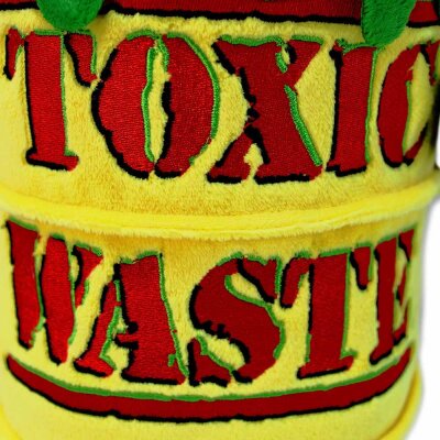 Plüsch Fass "Toxic Waste" mit Sour Candy Motiv - ca. 23 cm