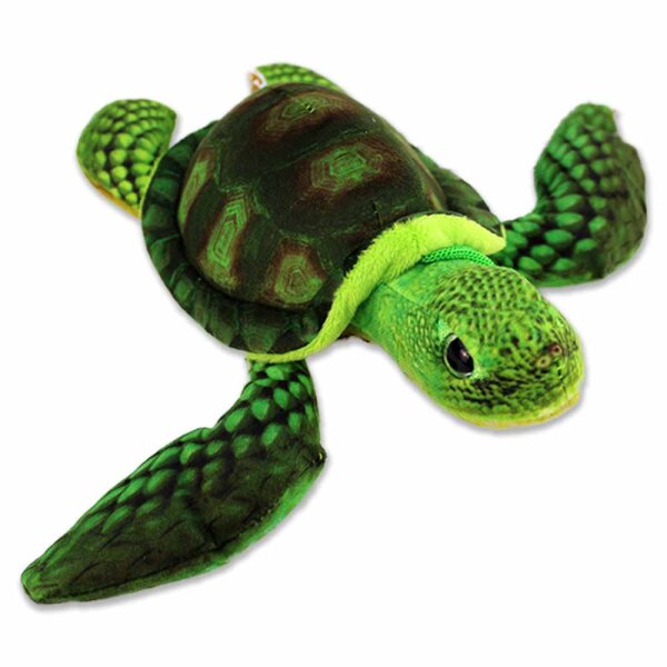 Grüne Schildkröte Kuscheltier - ca. 25 cm