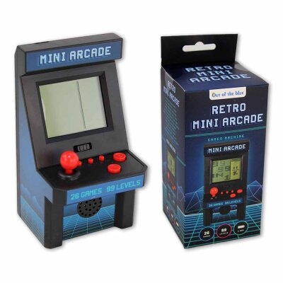 Spielautomat Mini Retro - 26 Spiele - ca. 13 cm