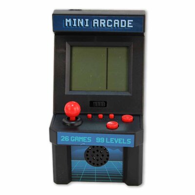 Spielautomat Mini Retro - 26 Spiele - ca. 13 cm