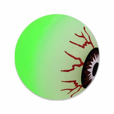 Flummi Auge Motiv mit Adern - ca. 27 mm Durchmesser